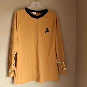 Star Trek Captain Kirk long sleeve top costume M